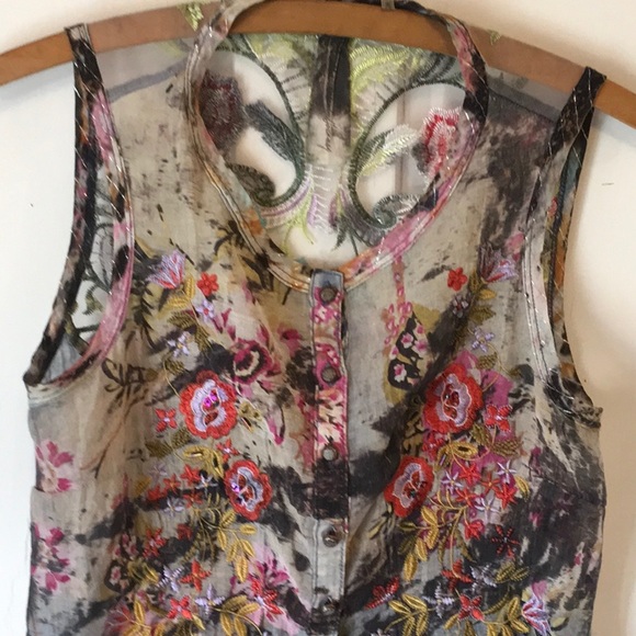 Arella Silent Journey silky embroidered dress - Picture 4 of 7